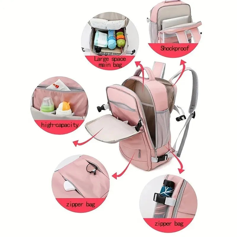 Mochila Multifuncional À Prova D'Água